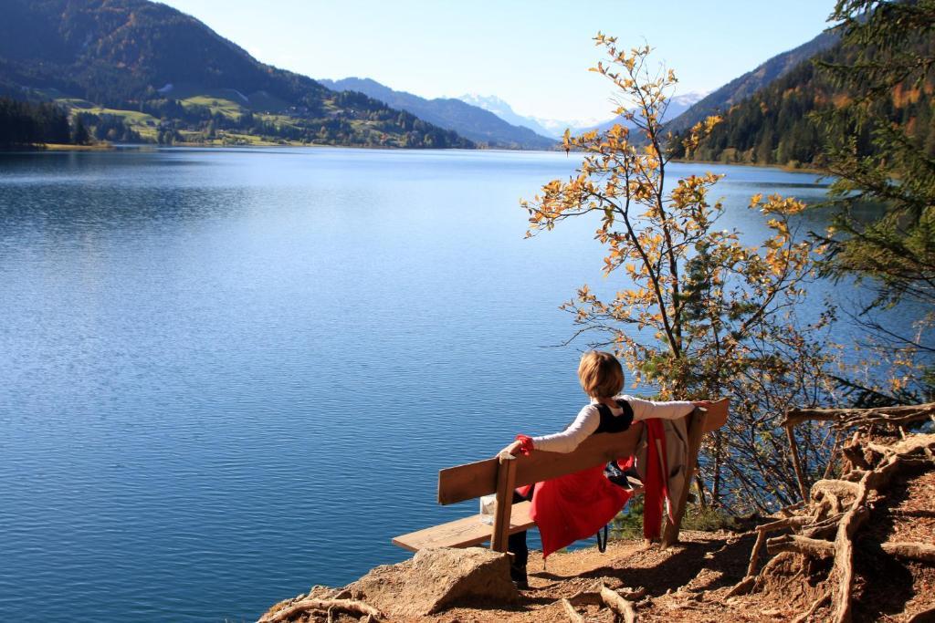 Kraners Alpenhof Bio Bed And Breakfast Pension Weissensee Esterno foto